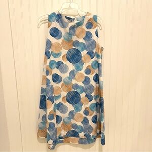 Noeline Italy 100% Cotton Polka Dot Dress Artsy
